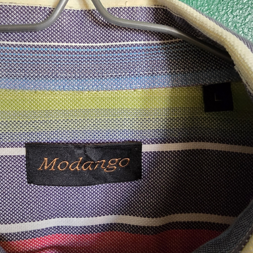Modango Striped button up shirt Multicolor - Picture 3 of 3